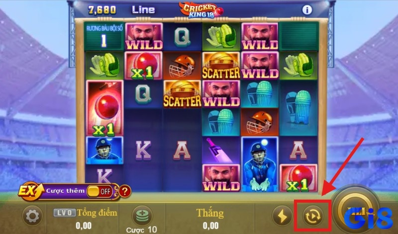 Chức năng “Tự động quay” cho phép chơi game 1 cách thư giãn và tiện lợi hơn