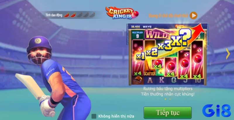 Cricket King 18 là một trò chơi nổ hũ cực kỳ độc đáo và mới lạ